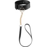  Чокър с каишка в черен цвят - MAZE Wide choker and leash (BIJOUX0131)