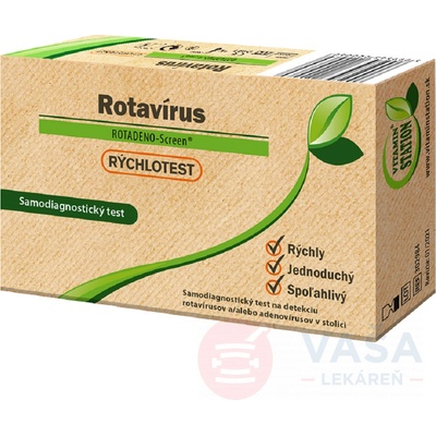 Vitamin Staiton Rýchlotest ROTADENO-Screen Rotavírus samodiagnostický test zo stolice