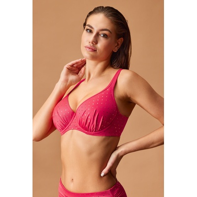 Astratex Горнище на бански костюм Maia Glitter Red II (P817MaiaGlitterRed)