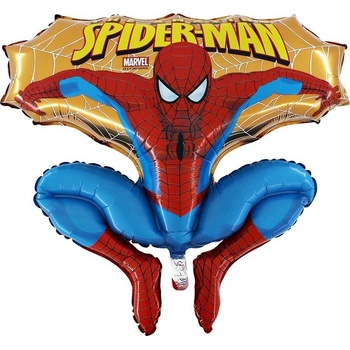 Balón fóliový 90 cm Spiderman zlatý