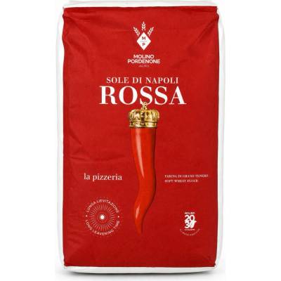 Farina Tipo 0 Sole di Napoli Rossa múka typ 0 na pizzu Molino Pordenone 12,5 kg