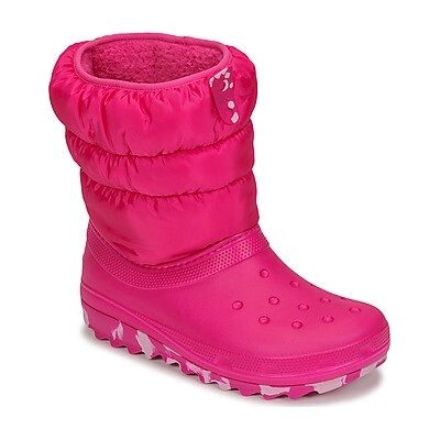 Crocs Zimní boty Dětské Classic Neo Puff Boot K Růžová