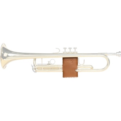 Levy's Leather Valve Guards Trumpet Каишка за духови инструменти Tan (LVG1-VGNTAN)