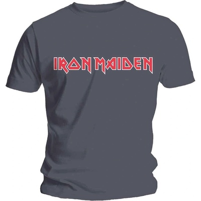 Iron Maiden Classic Logo Charcoal Grey M Риза (IMTEE49MC02)