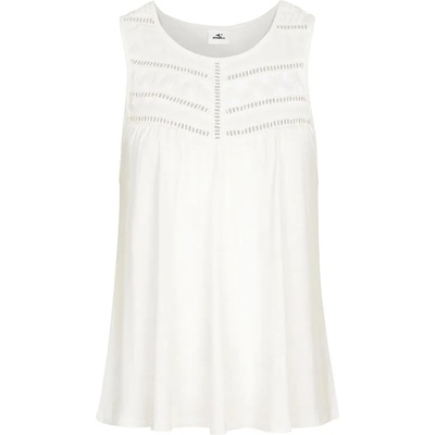 Тениска O´neill Essentials Tokeena Embroidery sleeveless T-shirt - White (Snow White)