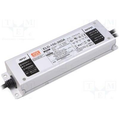 MEAN WELL ELG-150-36DA Napájecí zdroj: spínaný; LED; DALI; 150W; 36VDC; 4,17A; 100÷305VAC