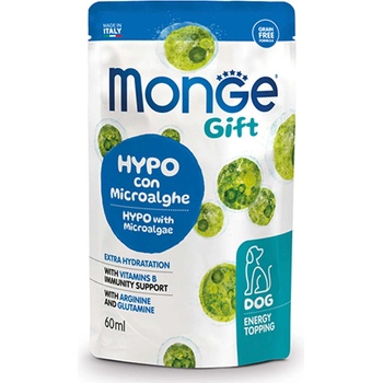 Gemon Monge Gift Energy Topping Hypo - Енергиен топинг за кучета, хипоалергенен с микроводорасли, 60 мл