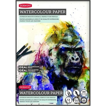 Derwent Watercolour Paper A4/12 listov/300 g/m2
