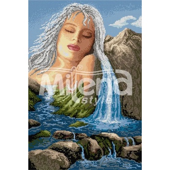 Milena Style Водна фея - гоблен със схема конци Ariadna 1: 1