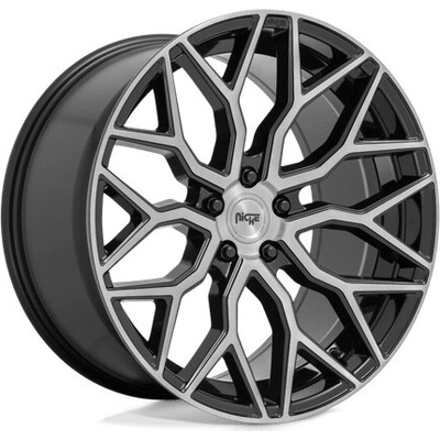 Niche M262 Mazzanti 9x20 5x114.3 ET35 gloss black brushed Face
