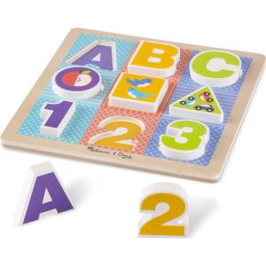 Melissa & Doug 11899 Дървен пъзел ABC Chunky (11899)