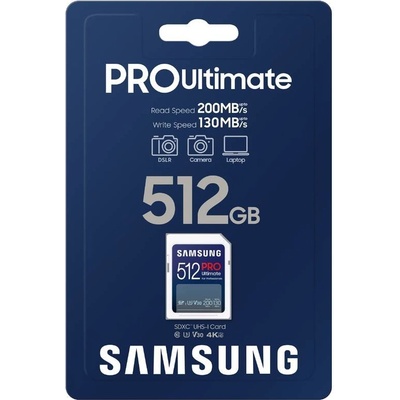 Samsung PRO Ultimate SDXC Card 512 GB MB-SY512S/WW