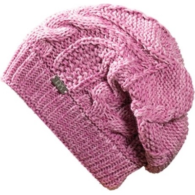 Pletex dvojitá pletená čepice L456 Orchideová