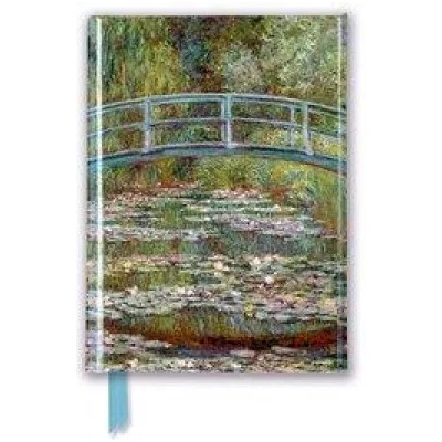 Flame Tree Publishing Claude Monet: Bridge over a Pond of Water Lilies (Foiled Pocket Journal) | Flame Tree Studio