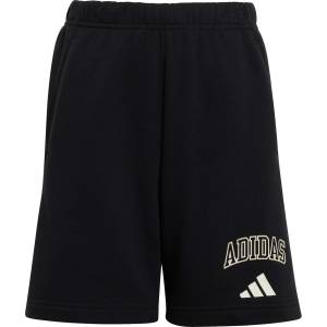 Adidas Детски къси панталони adidas Kid's Seasonals Collegiate Typography Short Shorts - Black - размер 116 (EU) (701-4775-0111)