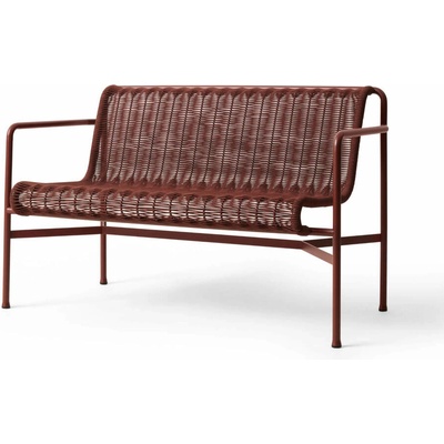 HAY Palissade Cord Dining Bench iron red