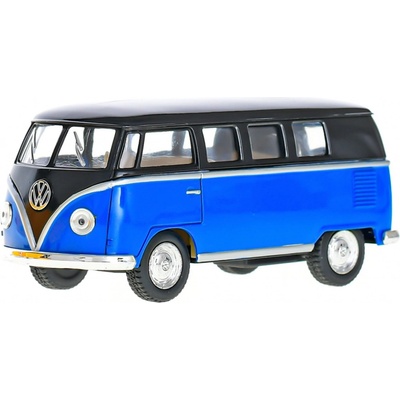 Mikro Trading Autobus VW Classical 1962 13cm kov zpětný chod Modrá 1:32