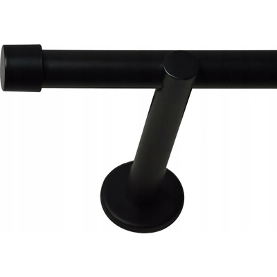 VOPPI GARNÝŽ JEDNOŘADÁ LOFT 25MM 340 CM ČERNÁ