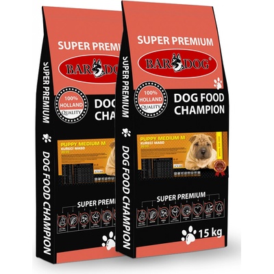 Bardog Puppy Medium Kuřecí 2 x 15 kg