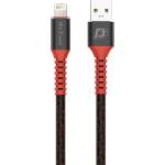 DeTech Кабел за данни DeTech DE-C25i, Lightning (iPhone 5/6/7/SE), 1.0m, Black - 40107 (de-40107)