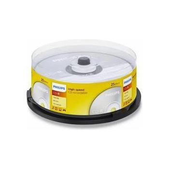 Philips CD-R Philips 52x, 700 MB/80 мин. - 25 БР. В ШПИНДЕЛ