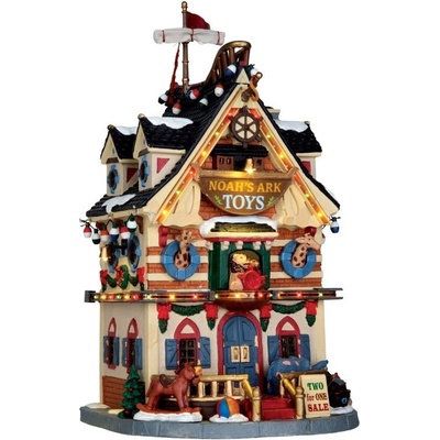 Svietiaci domček Lemax 65130 Hračkárstvo Noemova archa