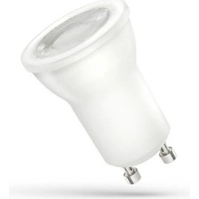 Wojnarowscy LED MR11 GU10 230V 2W SMD 45° studená bílá 6000 7000K bílé světlo s čočkou