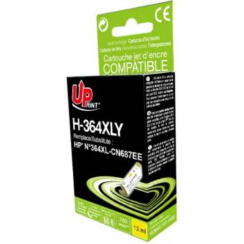 Compatible Мастилница UPRINT CN687 HP No364XL, Yellow (7254)