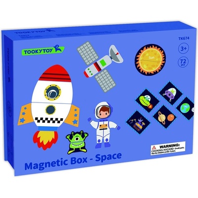 Tooky Toy - Магнитна книга, Космос