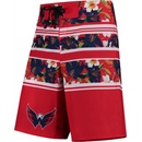 Forever Collectibles Chicago Blackhawks pánské plavky Floral Stripe Boardshorts