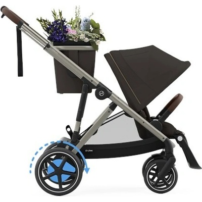 Cybex e-Gazelle S Gold Chocolate Brown 2024