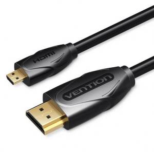 Vention micro HDMI/M - HDMI/M, (черен) 1, 5 м, кабел