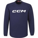 CCM Locker Room Fleece Crew YTH Navy L YTH