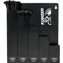 Kunzer 7KBS500 sada sťahovacích pásiek 100 mm, 150 mm, 200 mm, 300 mm, 360 mm čierna 500 ks