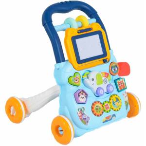 Moni Играчка за прохождане Moni Toys - Elephant, синя (110761) - ozone Проходилка