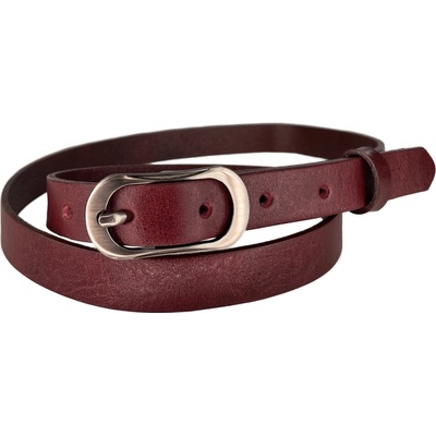 Penny Belts dámský kožený opasek 20-185-95 bordó