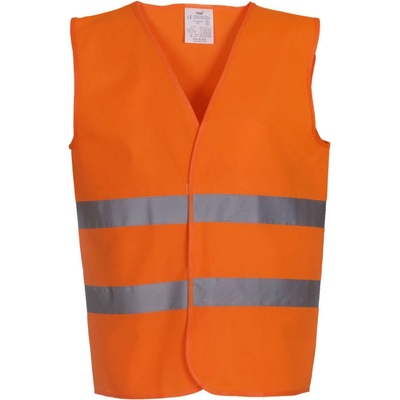 Yoko vesta HVW102 Hi Vis výstražná oranžová fluorescent