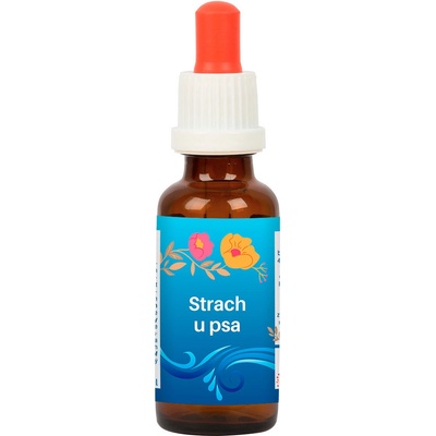 Bachovy kapky pro psy kapky Strach u psa alkalické 30 ml
