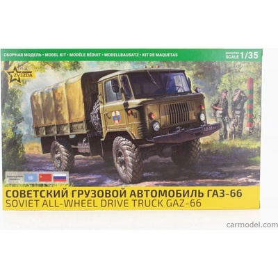 Zvezda GAZ 66 Truck 2-assi Military / 1:35