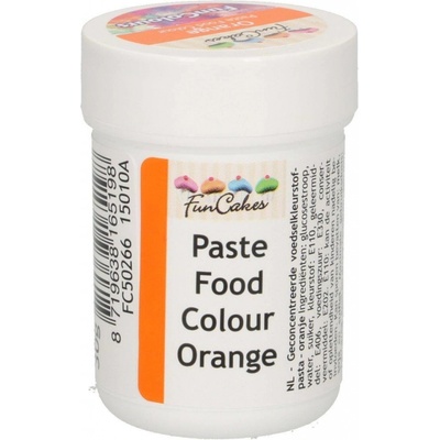 FunCakes Gélová farba oranžová 30 g