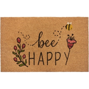 Hanse Home Изтривалка от кокосови влакна 75x45 cm Bee Happy - Hanse Home (105572-45x75)
