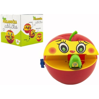 Pokladnička prasátko průhledné plast 10cm mix druhů v krabičce 11x9cm – Zboží Dáma