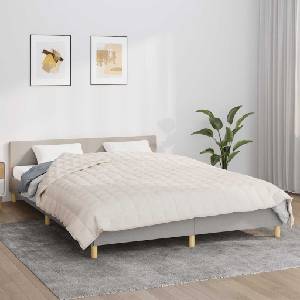 Pure Line Home Тежко одеяло светлокремаво 220x235 см 11 кг - zalegloto - 183,07 лв
