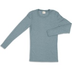 Engel Мъжко копринено термобельо Engel Shirt L/S Merino base layer - Bergblau - размер 54/56 (EU) (014-0745-0713)