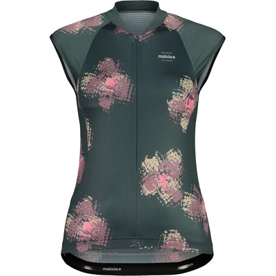 Maloja Дамска фланелка с къс ръкав за колоездене Maloja Women's SundaM. Top Cycling jersey - Mountain Pine Joy (156-3055-0314)
