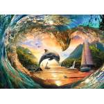 Ravensburger - Puzzle Sunset Splash - 1 000 piese