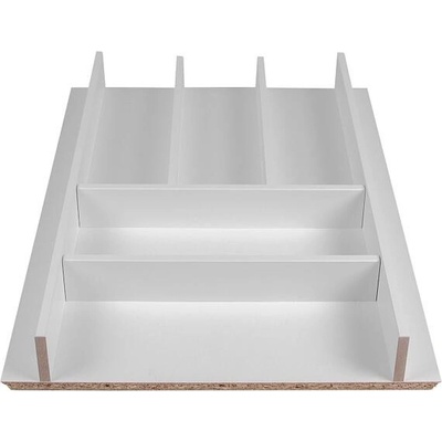 Příborník Elletipi Wood Line do zásuvky 45 cm, bílý, PLC M50045 18