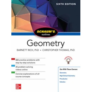 Schaum's Outline of Geometry, Sixth Edition (ISBN: 9781260010572)
