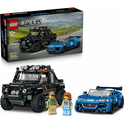 LEGO® Speed Champions 77264 Jaguar Project 7 a Land Rover Defender