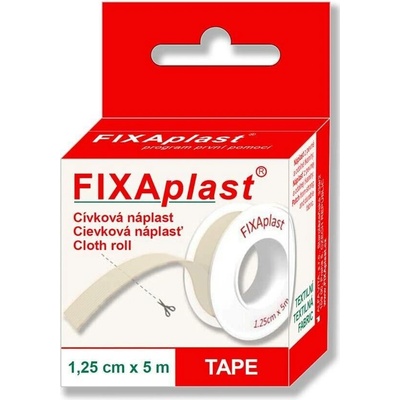Fixplast náplast cívka 1,25 cm x 5 m